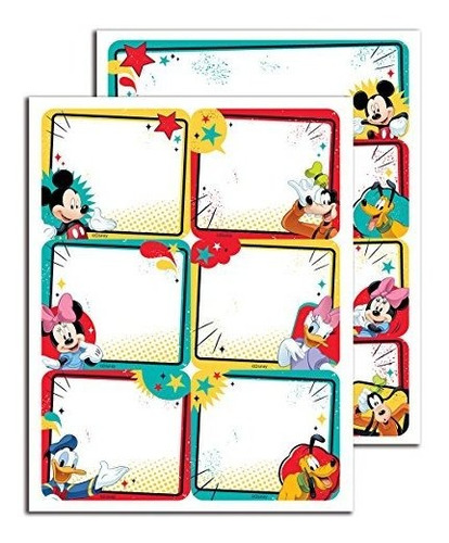 Eureka Mickey Pegatinas, Etiquetas (656.140).