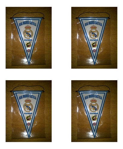 Banderin 37cm Paño España Real Madrid Castilla