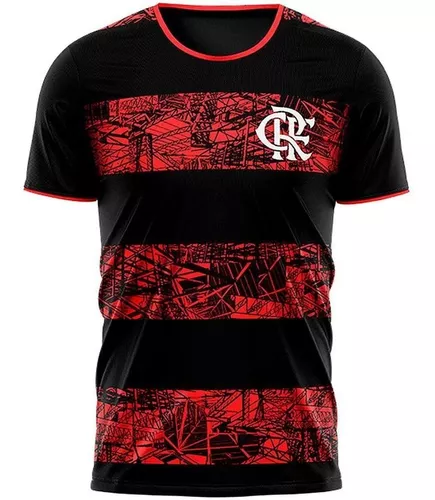 Camisa do Flamengo Original Masculina Listrada Braziline FC - Vermelho