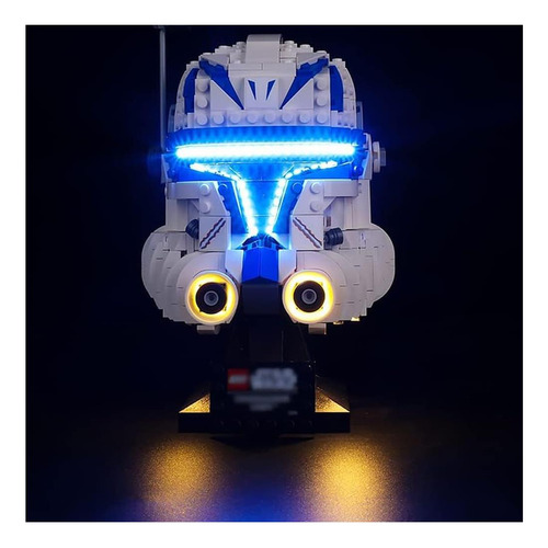 Kyglearing Led Light Kit Para El Capitán De Lego Rex Casco,