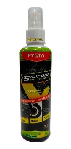 Silicona Limpia Brilla Protege Moto Carro Spray Proteccionuv