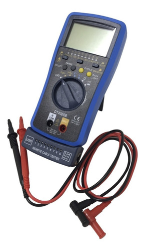 Imagen 2 de 10 de Tester Multimetro Mapeador Redes Dt4300b Rj45 Rj11 Usb Baw