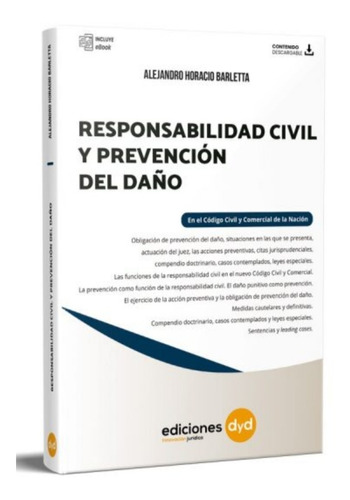 Responsabilidad Civil Y Prevención Del Daño / Barletta