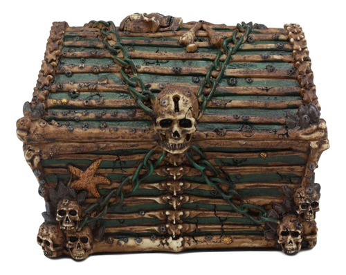 ~? Pirata Davy Jones Ghost Ship Haunted Skull Skeleton Treas