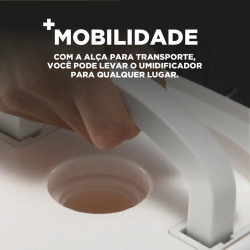 Umidificador De Ar Ultrassônico 2,5l Até 20h Bivolt Air1000