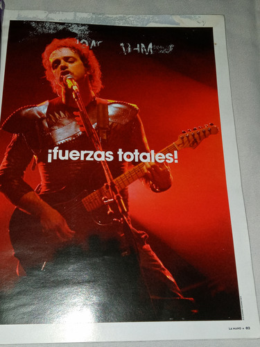 Revista Antigua ** La Mano ** N° 75 Calamaro / Musica / Rock (Usado)