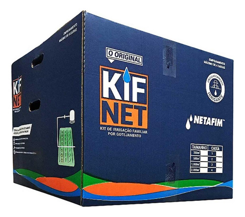 Kit Irrigação Familiar Por Gotejamento Kifnet 500 M² Netafim