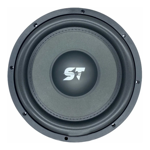 Subwoofer 12 Scandaltek St-sw121 250 Watts Rms Doble Bobina Color Negro