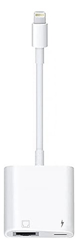 Adaptador De Red Ethernet Lan Rj45 A Lightning Con Puerto De