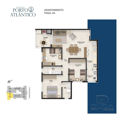 Imagem 9 de 12 de Apartamento - Mar Grosso - Ref: 34289 - V-34286