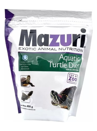 Alimento Para Tortuga Acuática Mazuri Aquatic Turtle 450g