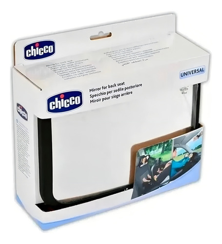 Espejo Retrovisor Auto Bebe Chicco Con Agarre