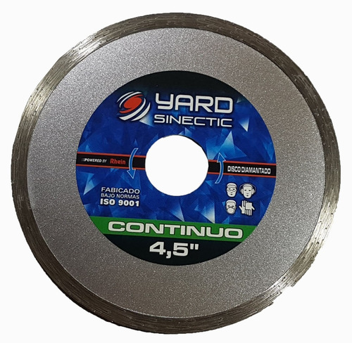 Discos Diamantado Corte Continuo P/ Amoladora 115 - 4½ Yard