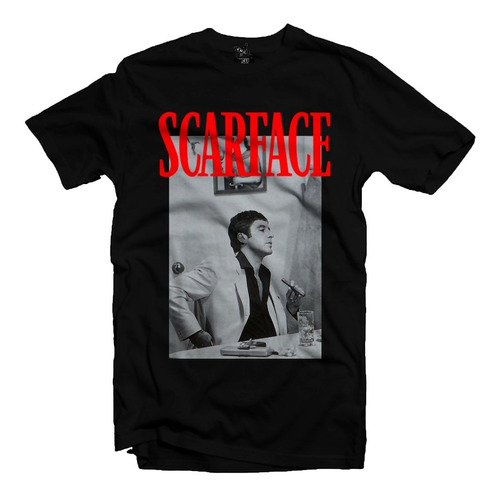 Playera Negra Scarface Tony Montana