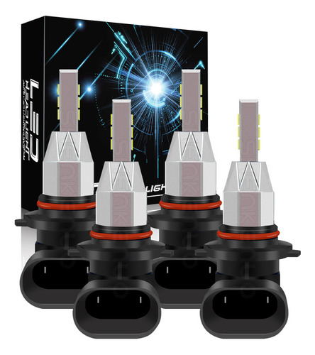 Kit Led Faros De 6000 K Super Brillante, 4 Piezas, 9005 9006