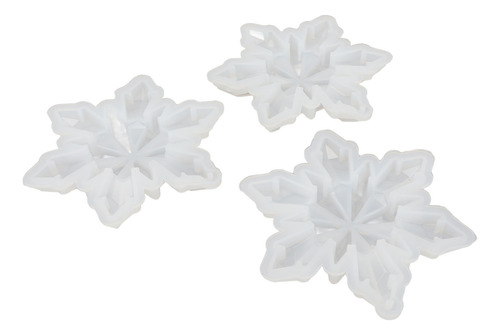 Moldes De Floco De Neve, 3 Peças, Molde De Silicone, Macio E