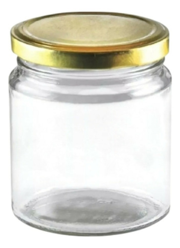 Frasco Morronero 200ml Con Tapa X 20 Unidades Dorado