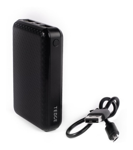 Imagen 1 de 10 de Cargador Batería Portátil Powerbank 2 Usb 10000 Mah Tedge