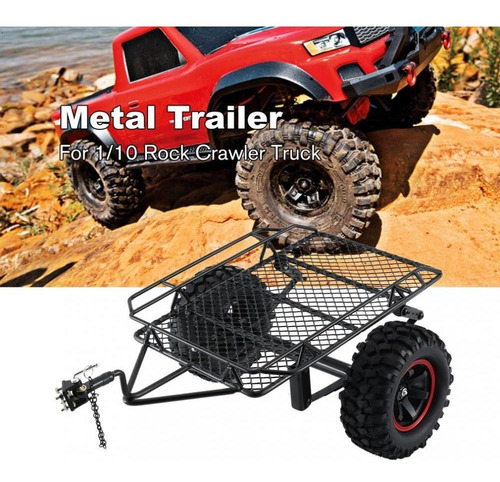 Carro De Reboque Para 1:10 Hsp Axial Scx10 D90 Hpi Rc Rock
