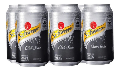 Soda Schweppes Lata 355ml 6 Unidades Lf