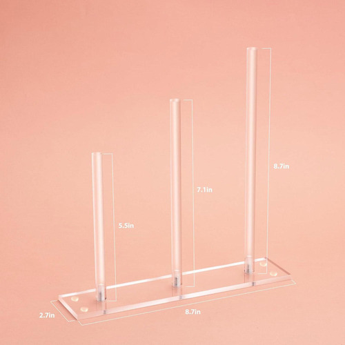 Soporte Acrílico Para Scrunchie, Organizador De Accesorios