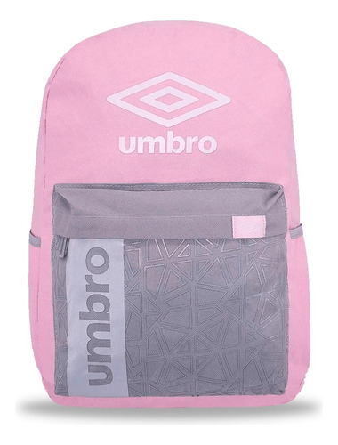 Mochila Umbro® Diseño Clásico Porta Laptop Hasta 15 Inch Color Rosa