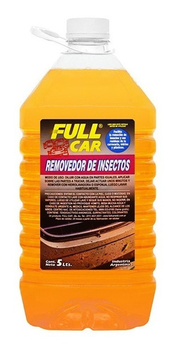 Removedor De Insectos Quita Manchas X 5 L Full Car