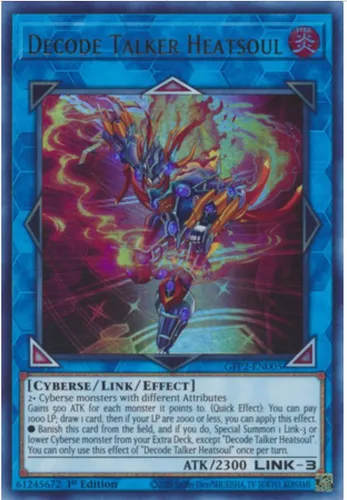 comprar Tarjeta Yugioh Decode Talker Heatsoul Gfp2-en005 Ur