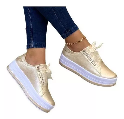 Tenis Adidas Dorados Para Mujer | 📦