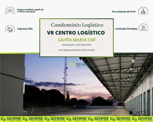 Imagem 1 de 25 de Galpão Para Alugar Em Santa Maria/df - Ga1088