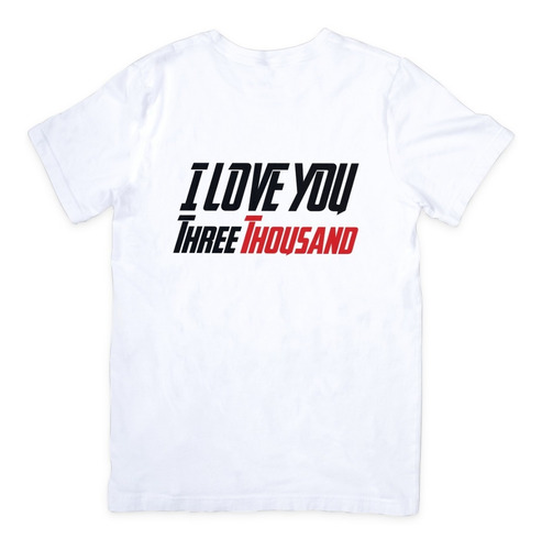 Polera - Avengers - I Love You Three Thousand