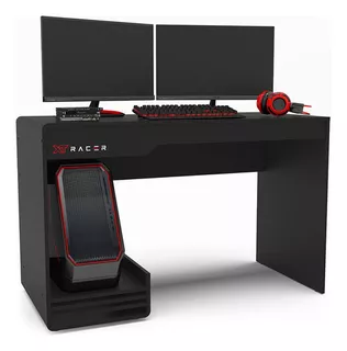 Mesa Gamer Xt Racer Line Politorno Espaço Gabinete Preta