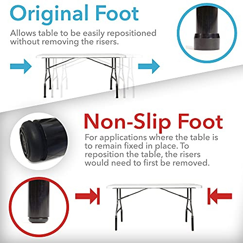 Las Extensiones Para Patas De Mesa Levantan La Mesa Para Est
