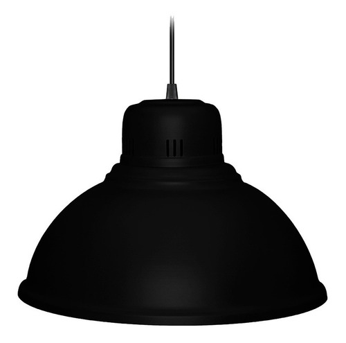 Imagen 1 de 9 de Lampara Colgante Campana Galponera Industrial 40 Cm
