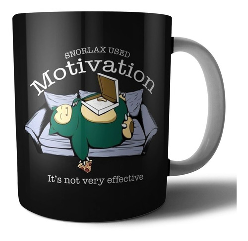 Taza De Cerámica - Pokémon - Snorlax Used Motivation 