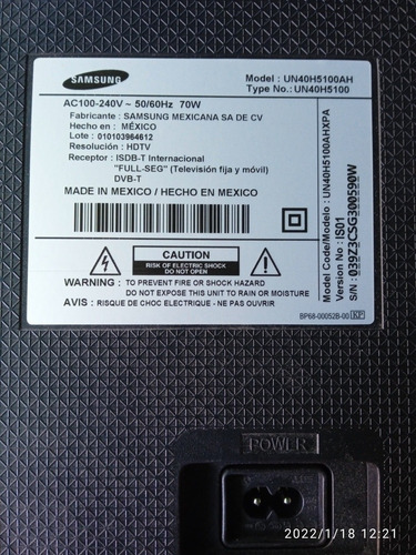 Imagen 5 de 6 de Tarjetas Para Televisor Samsung En Buen Estado