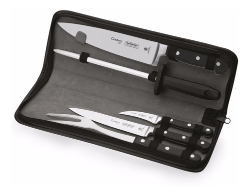 Set Kit Cuchillos Chef Tramontina Century 6 Piezas C/estuche