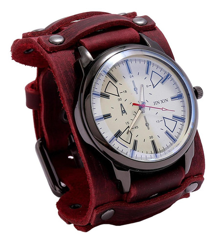 Correa De Reloj De Cuero Para Hombre De Estilo Vintage,