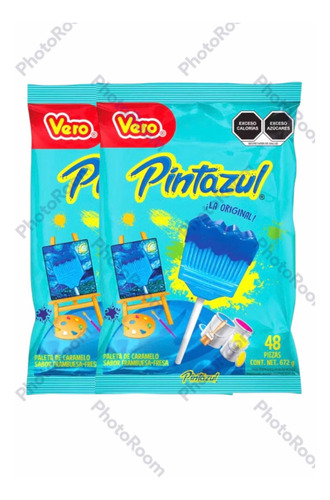 Pinta Azul Paleta 96 Pz Vero Fresa Frambuesa