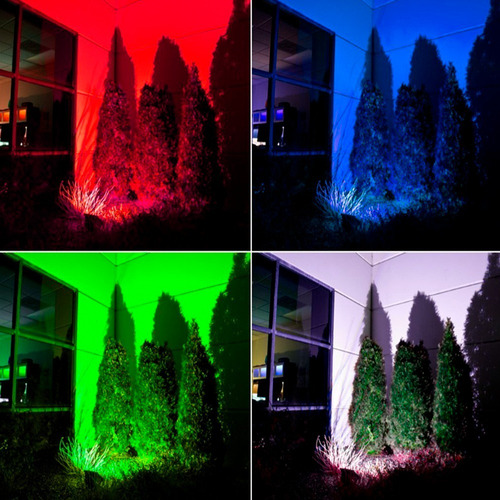 Imagen 6 de 10 de Reflector Led 30w Rgb Multicolor Colores Decoracion Ip65