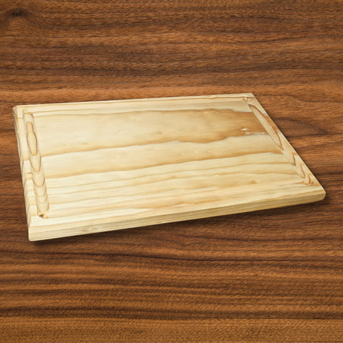 12pz Tabla/plato Para Carnes Frías,asada,hamburguesa Premium Lisa Marrón