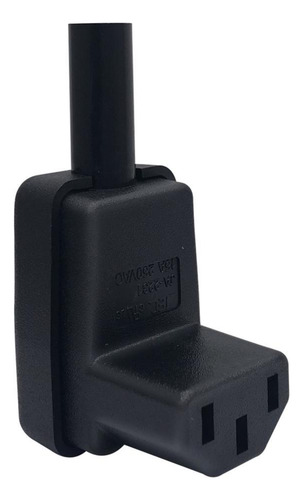 Conector De Enchufe Del Tomorriente De Ca De Ángulo Iec320