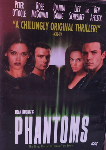 Phantoms Dvd Ben Affleck Rose Mcgowan Peter O'toole Region 1