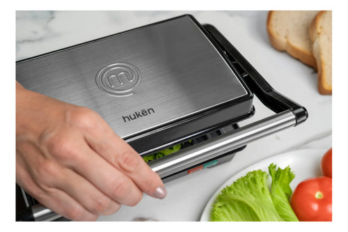 Parrilla Panini Masterchef Mk-pg-2 2 Rebanadas Acero 127 V