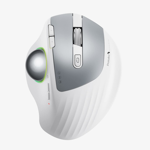 Protoarc Wireless Bluetooth Trackball Mouse, Em01 2.4g Rgb