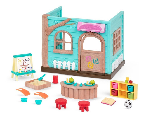 Lil Woodzeez 6622 Set Juego La Guarderia Con Accesorios