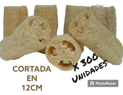 Esponja Vegetal Cortada En 12cm - 100% Ecológica 