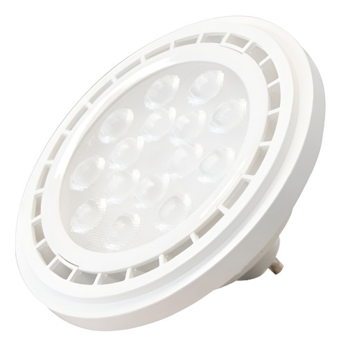 Lámpara Led 15w Tipo Ar111 Gu10 Dimerizable Interelec Blanco Frío