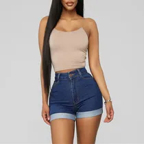 Comprar Short De Mezclilla Stretch Para Dama Mezclilla Ajustados
