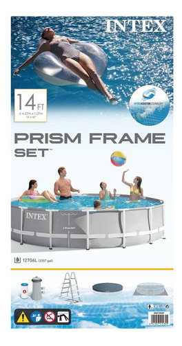 Piscina Estructural Intex Acero 12706lts